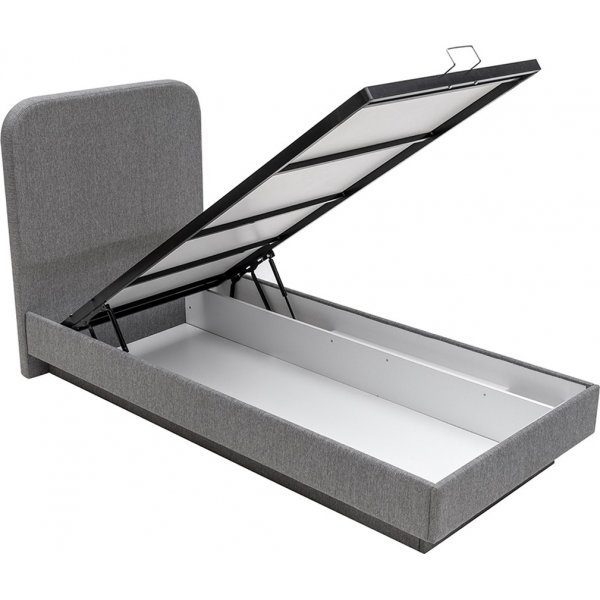 Lody enkelsng med frvaring 90 x 200 cm - Gr