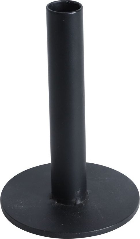 Sot ljusstake 15 cm - Svart - Ljusstakar, Ljushållare