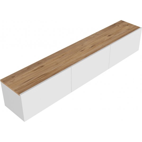 West TV-bänk - Vit/furu West TV-bänk - Vit/furu