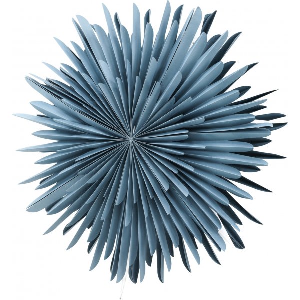 Slen adventsstjrna 80 cm - Gr/bl