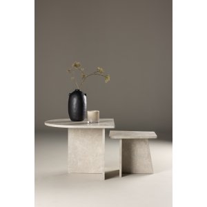 Sala soffbord 40/60 x 40/60 cm - Beige marmorlook Sala soffbord 40/60 x 40/60 cm - Beige marmorlook