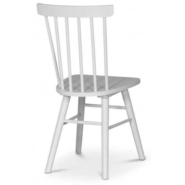 PiPi ovalt matgrupp 240 cm inkl 8 st vita Orust pinnstolar - Oljad ekfanr