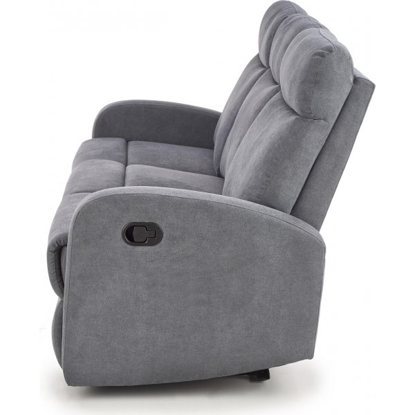 Canap inclinable 3 places Anslo - Gris