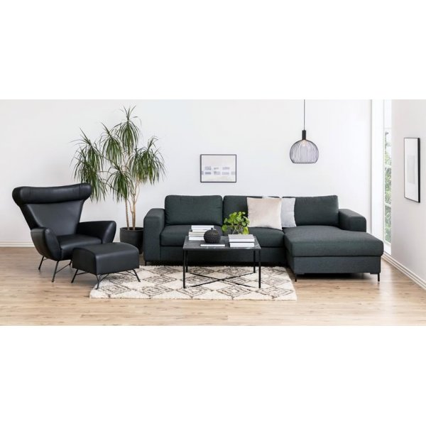 Alisma soffbord 80x80 cm - Svart marmor Alisma soffbord 80x80 cm - Svart marmor