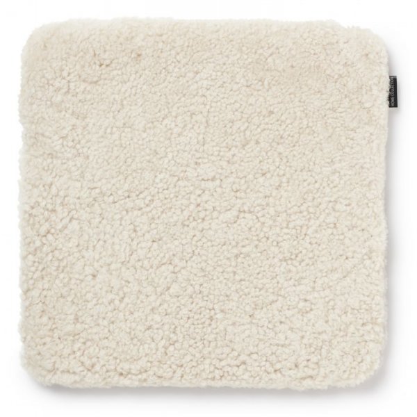 Curly stolsdyna frskinn Beige