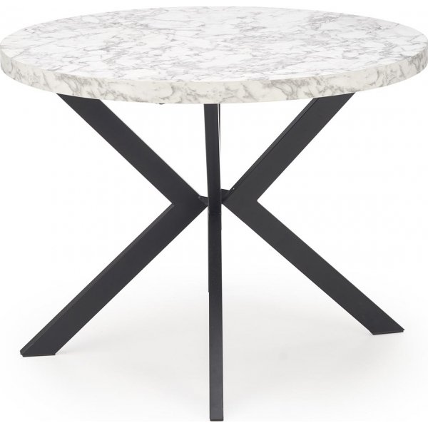 Table à manger Nastro 100-250 cm - Marbre blanc/noir Table à manger Nastro 100-250 cm - Marbre blanc/noir