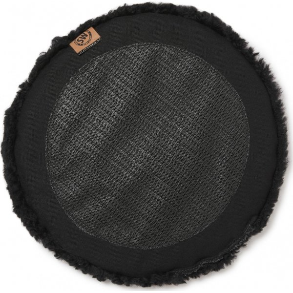 Coussin d'assise Curly Noir - Ø34 cm Coussin d'assise Curly Noir - Ø34 cm