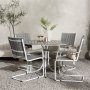 Holmsund stolar - Vit/gr