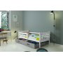 Carino juniorsng med frvaringslda 80 x 190 cm - Valfri frg
