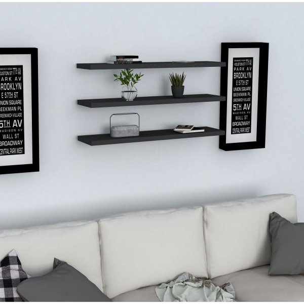 Boss wandplank - Antraciet Boss wandplank - Antraciet