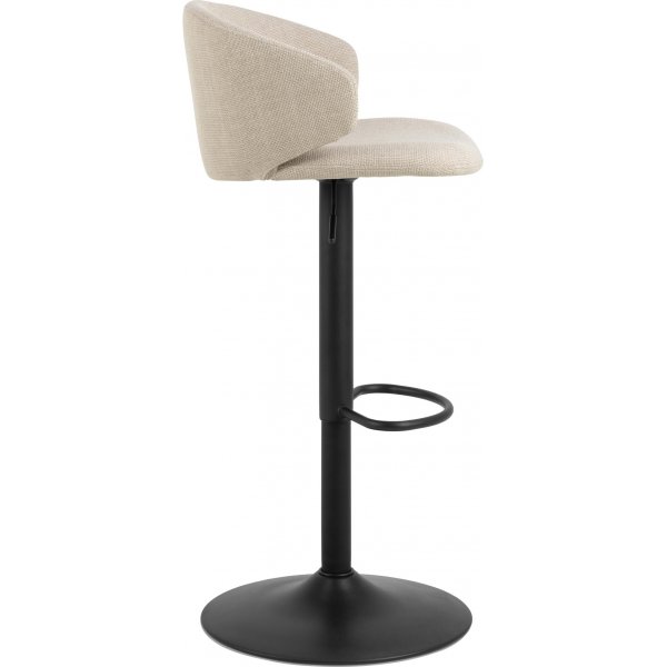 Ella barstol - Beige/matt svart Ella barstol - Beige/matt svart
