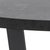 Table basse Amble 77 cm - Noir/marbre noir