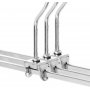 Kjolhngare, metall, 31 cm, 20-pack - Krom/svart