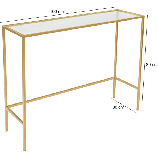 Canvas avlastningsbord - Guld Canvas avlastningsbord - Guld