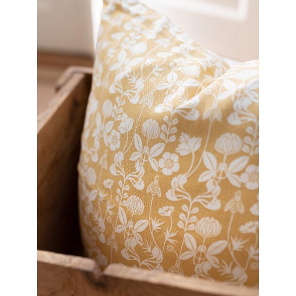 De mina kuddfodral 45 x 45 cm - Beige gul De mina kuddfodral 45 x 45 cm - Beige gul