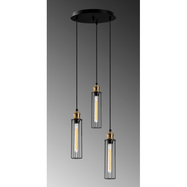 Plafonnier Zumba 705-S2 - Noir Plafonnier Zumba 705-S2 - Noir