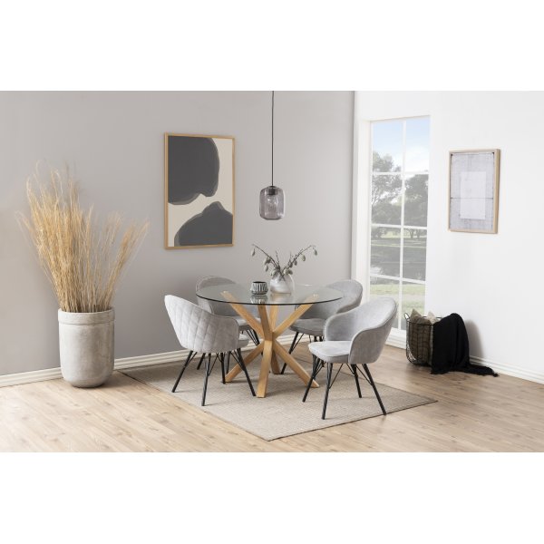 Heaven eettafel 119 cm - Eiken