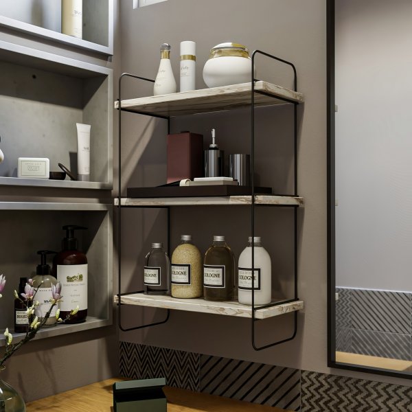 Pulalis wandplank - Wit marmer Pulalis wandplank - Wit marmer