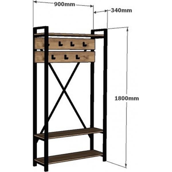 Meuble d\\\'entre Alven - Chne saphir