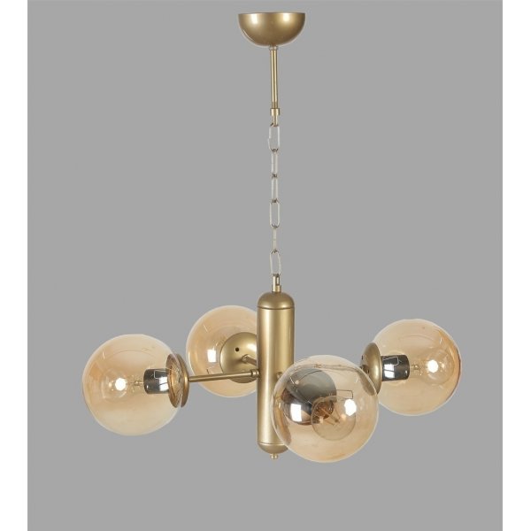 Plafonnier Bangkok - Ambre/or Plafonnier Bangkok - Ambre/or