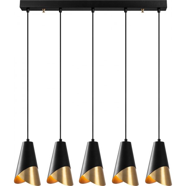 Pacman taklampa 6261 - Svart/guld