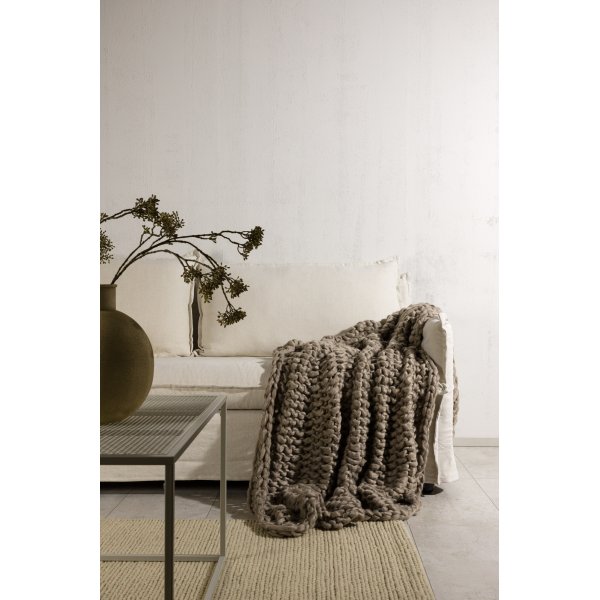 Hägg pläd 130x170 cm - Brun Hägg pläd 130x170 cm - Brun
