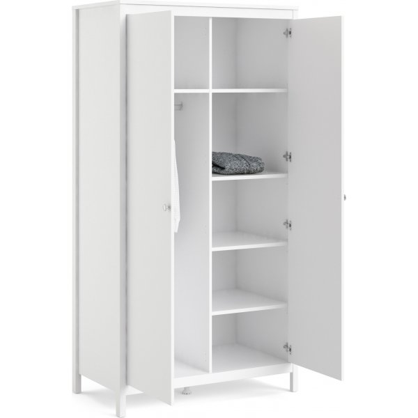 Armoire Madrid  2 portes - Blanc