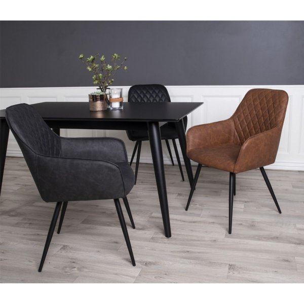 Harbo Matstol - Vintage brun Harbo Matstol - Vintage brun