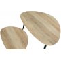 Smokey satsbord 90x60 | 60x40 cm - Gr/svart
