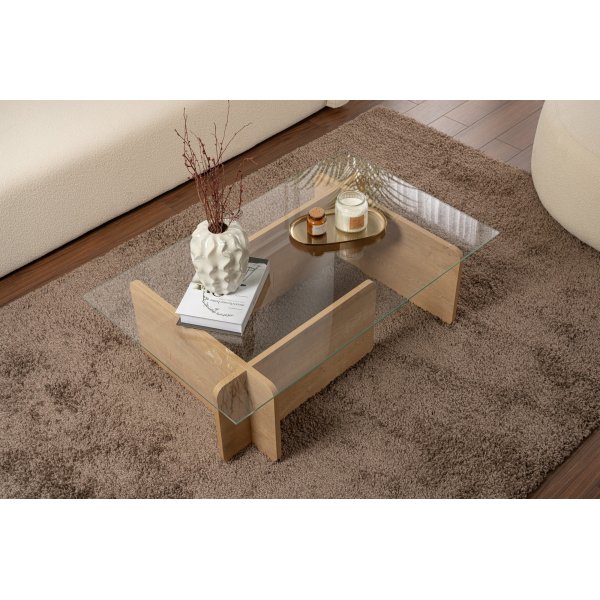 Flavio soffbord - Ek Flavio soffbord - Ek