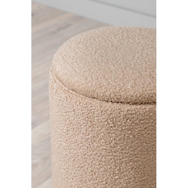 Pouf Rémi - Peluche beige Pouf Rémi - Peluche beige