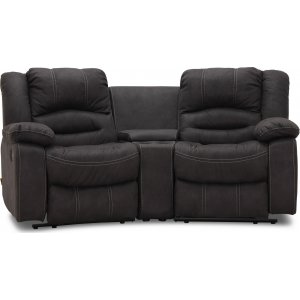 Kensington elektrisk 2-sits soffa med stllbart nackstd - Gr