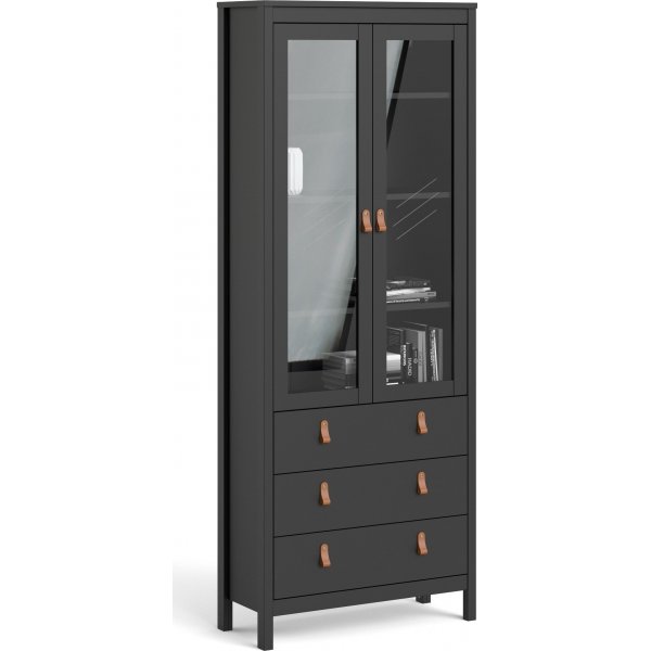 Vitrinekast Madrid - Zwart