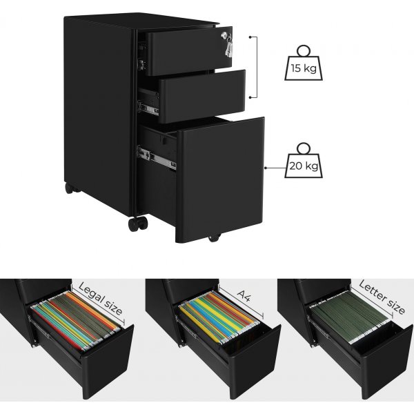 Classeur Anakin - Noir Classeur Anakin - Noir
