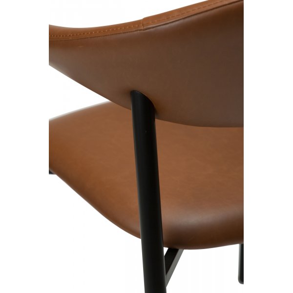 Fauteuil Rover - PU marron clair Fauteuil Rover - PU marron clair