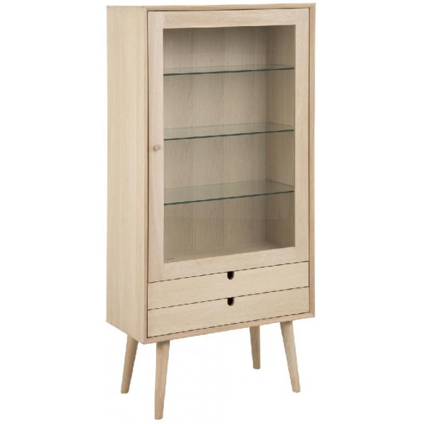 Century vitrinekast - Wit gepigmenteerd eiken Century vitrinekast - Wit gepigmenteerd eiken