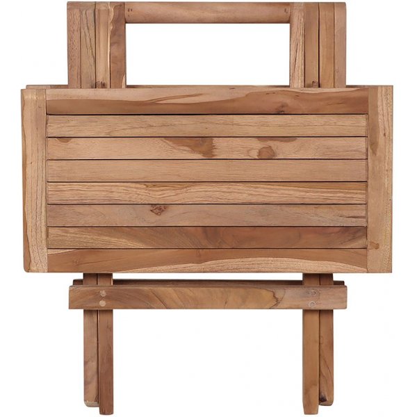 Table basse Saltö en teck - 50 x 50 x 50 cm + Huile de bois pour meubles Table basse Saltö en teck - 50 x 50 x 50 cm + Huile de bois pour meubles