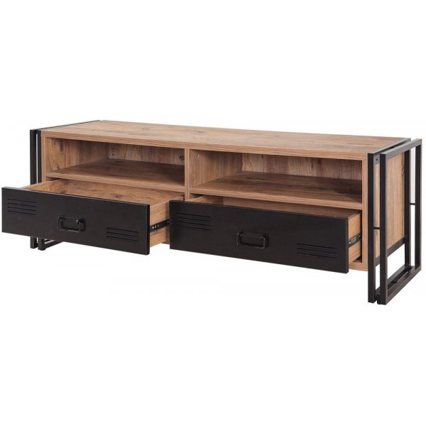 Cosmo Yvette TV-b�nk - Furu/svart