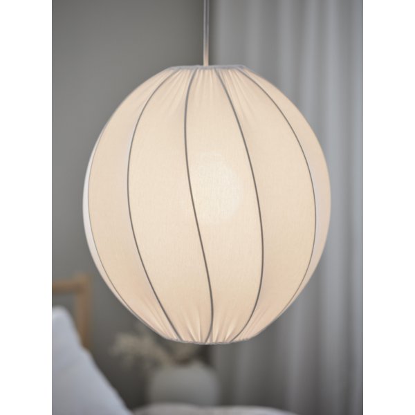 Olivia Twist plafondlampenkap - wit - 35 cm Olivia Twist plafondlampenkap - wit - 35 cm