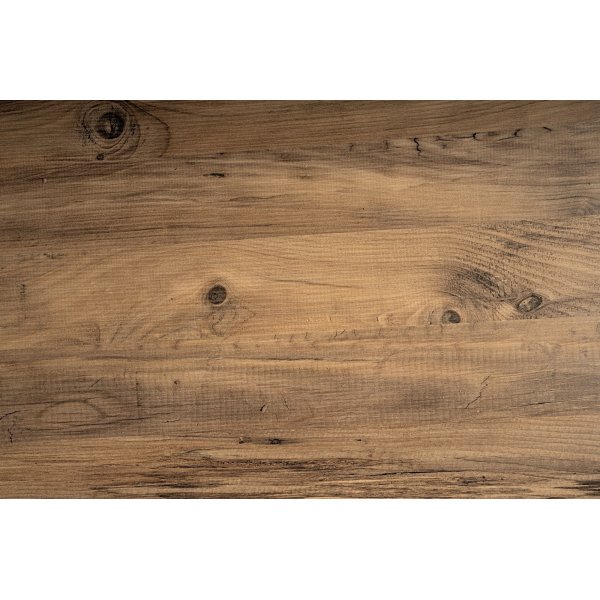 Twin skrivbord - Furu/svart