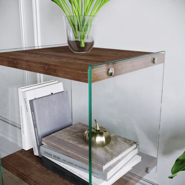 Niagara bokhylla 80 cm - Valnöt Niagara bokhylla 80 cm - Valnöt