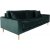 Lido 3-sits soffa - Mörkgrön
