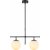 Rosy taklampa 10755 - Svart/vit