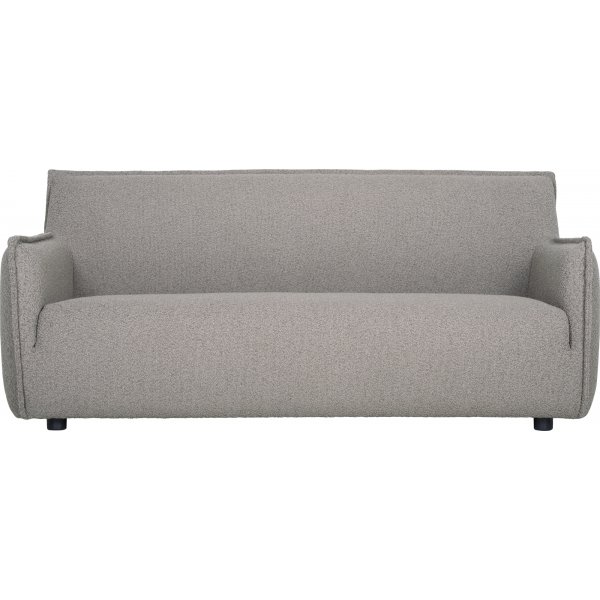 Soffa 3-sits i mörkbeige bouclè - Jupiter Soffa 3-sits i mörkbeige bouclè - Jupiter