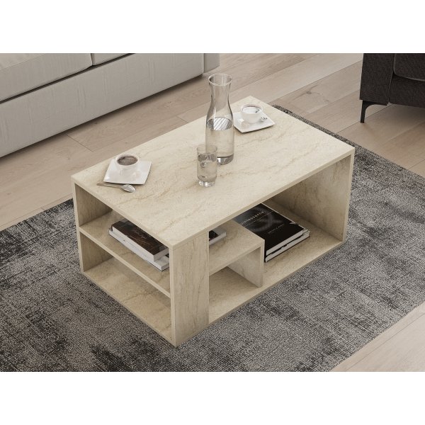 Table basse Eros - Travertin Table basse Eros - Travertin