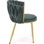 Cadeira matstol 517 - Mrkgrn/guld