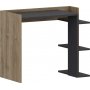 Ruby skrivbord 90,6x46,8 cm - Antracit/valnt