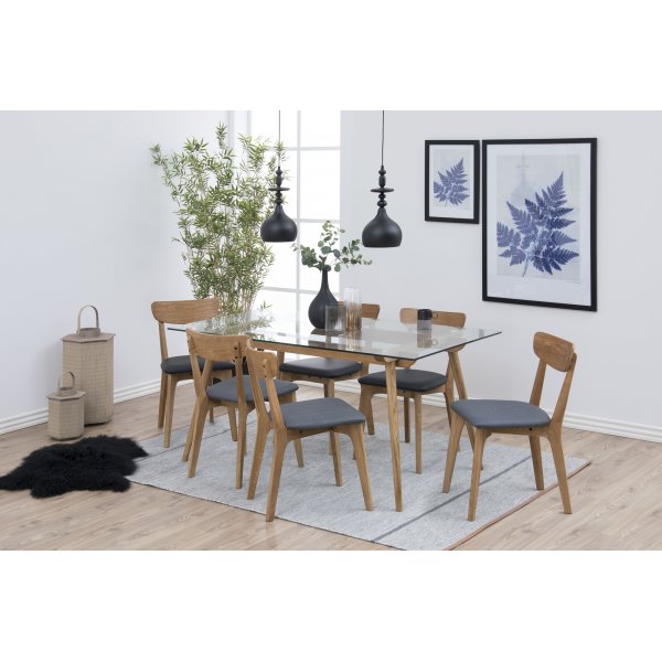 Chaise de salle à manger Taxi - Gris foncé Chaise de salle à manger Taxi - Gris foncé