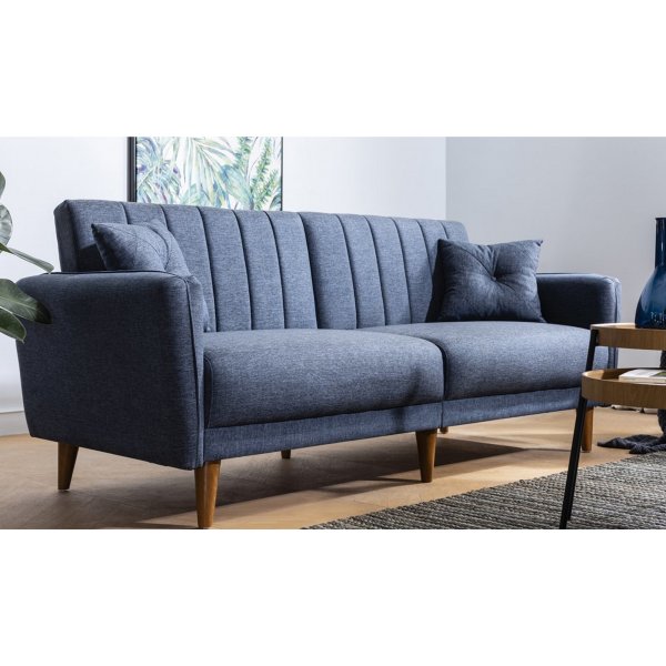 Canap-lit 3 places Aqua - Bleu fonc