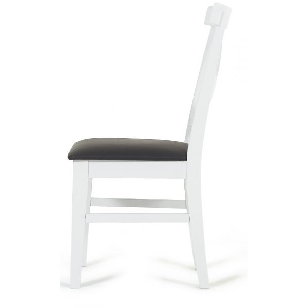 Visings matstol - Vit / Svart ecolder